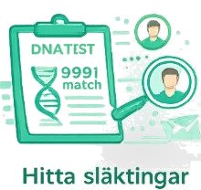 Hitta släktingar med DNA-test