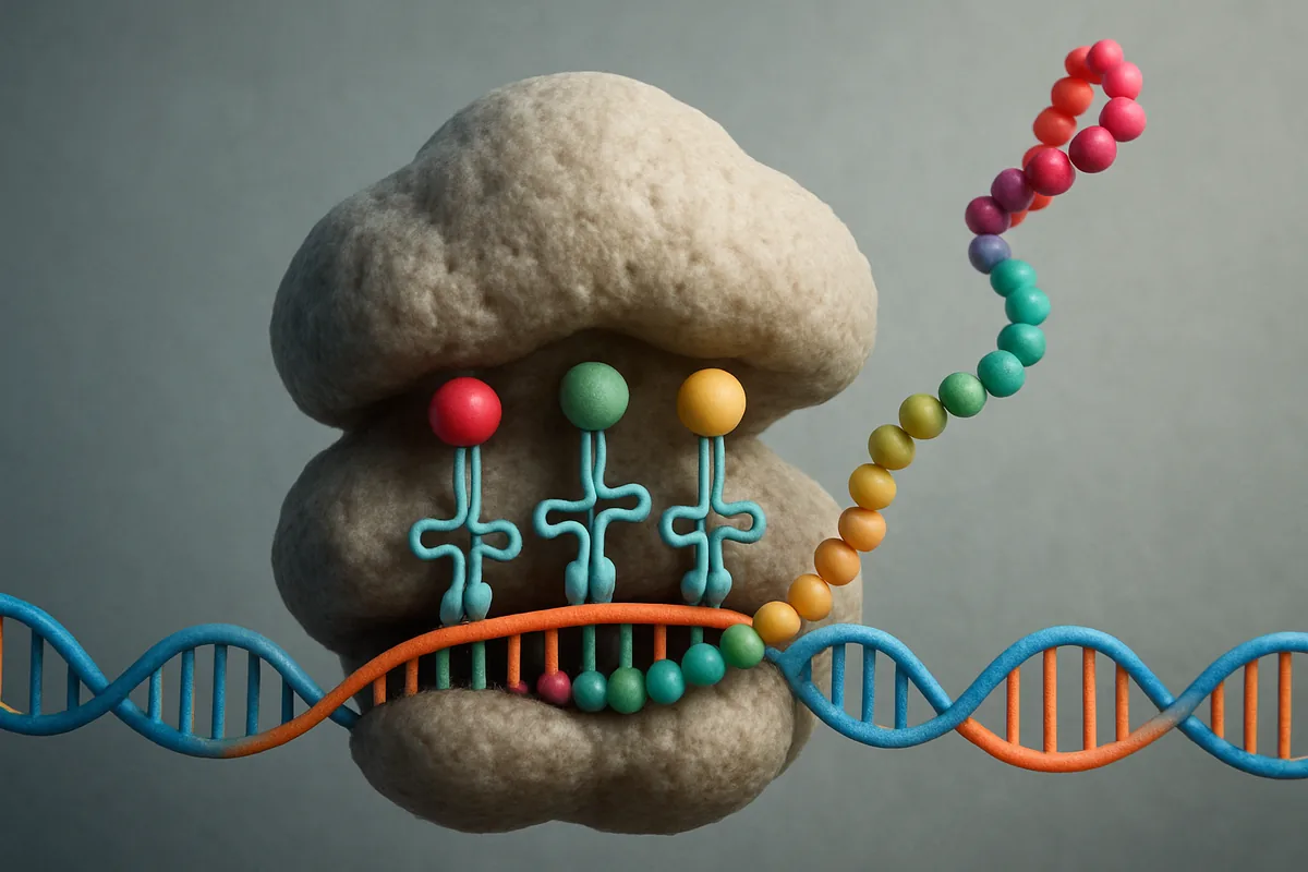 Proteinsyntes steg för steg: så förvandlas DNA till protein